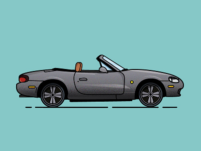 CARS - THE M-TEAM art cars color dribbble flat illustration illustrator invites vector wip