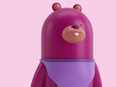 Noa 3d c4d character design dribbble graphicdesign illustration invites pink render visual vray