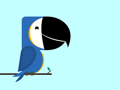 Blue animals birds blue branding design dribbble flat graphicdesign illustration illustrator invites nature vector wacom wip