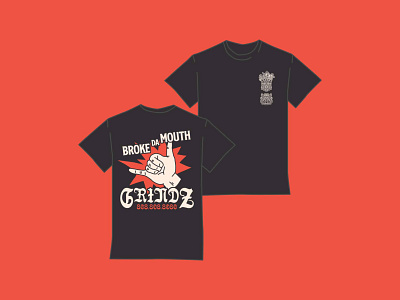 Broke Da Mouth Grindz branding design digital art icon identity illustration illustrator logo photoshop portfolio procreate t shirt design