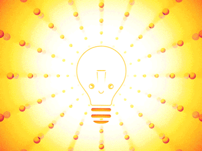 Lit Part 3 broken bulb desert electricity glow grain illustration light lit noise shock texture