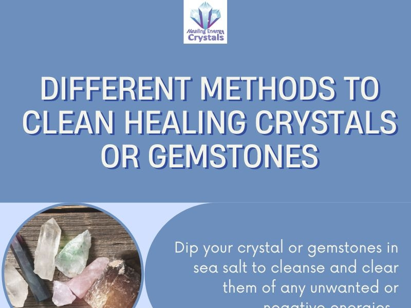 Different methods to Clean Healing Crystals or Gemstones by hazelclare