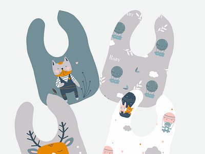 Cute Kids Patterns in Scandinavian Style