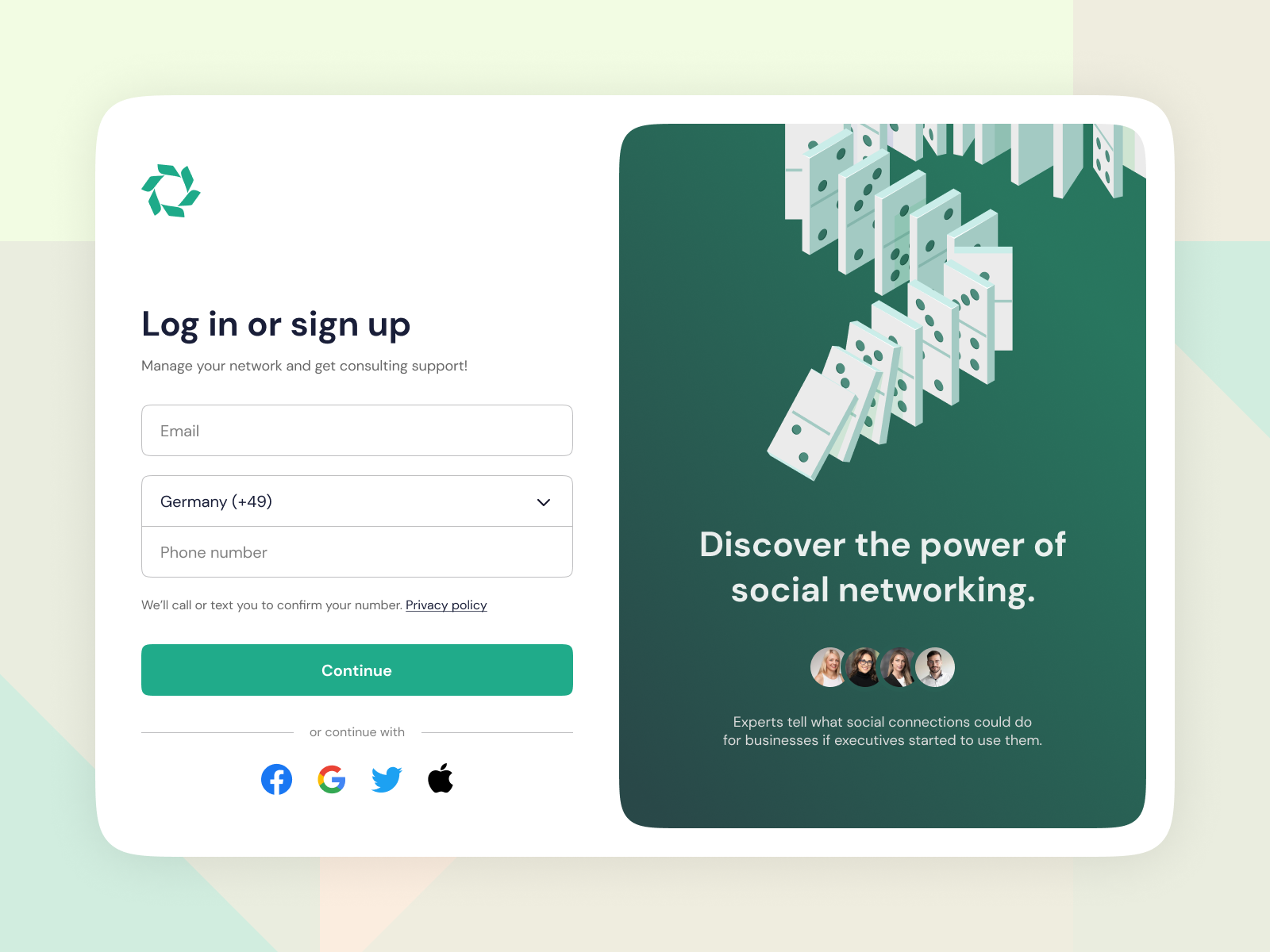 UI Challenge - Sign up Concept by Özcan Çukurova on Dribbble