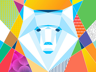 Faces bear bowie darth vader doctor who face geometric ice king