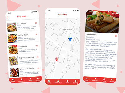 Truukvan App Concept app design food food delivery food delivery app graphic design snacks ui ui design ux
