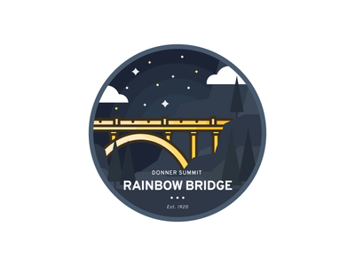 Rainbow Bridge 7daystocreate badge bridge donner