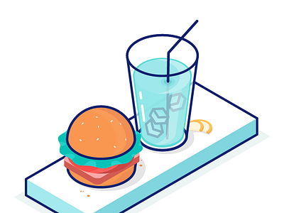 Burger & Water