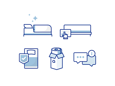 Mattress Trial Icons