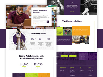 University of Montevallo education homepage landing page school ui university