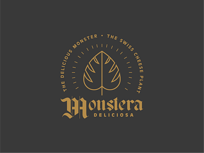 Monstera Badge