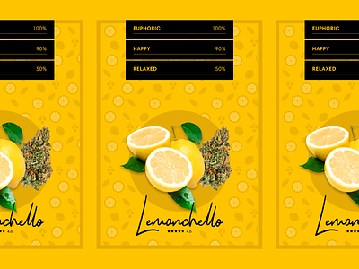 Strain Card card illustration lemon packaging patterns strain