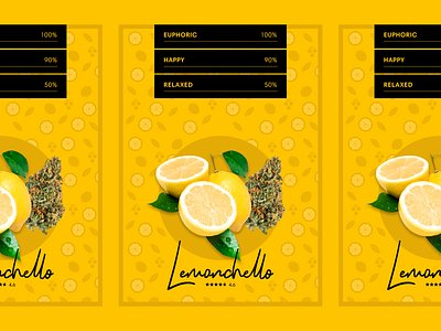Strain Card card illustration lemon packaging patterns strain