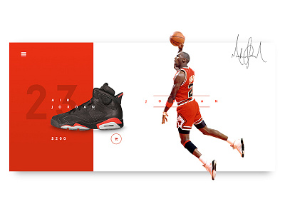 Jordan Shoe Profile adidas basketball chicago bulls jordan logo nike red shoes ui ux web design website