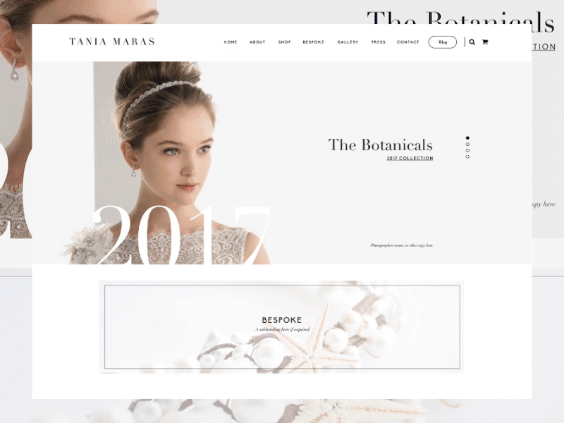 Fashion Website Design WIP black and white clean clothing icon logo minimal web website wedding white space