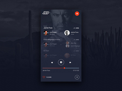 Joe Rogan Podcast UI