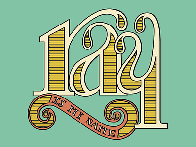 Ray is my name drawing handdrawn letters handlettering illustration lettering letters practicing typoraphy vintage