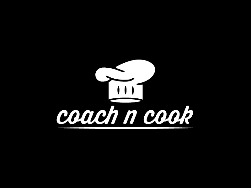 Logo - Coach n Cook chef chef hat hat cook coach cooking coaching path teaching