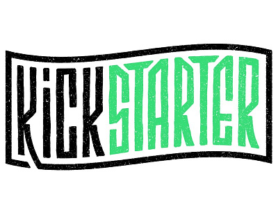 Kickstarter Logo - for Good Type drawing kickstarter lettering logo