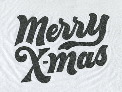 X Mas Lettering drawing handlettering lettering pencil sketch type typography