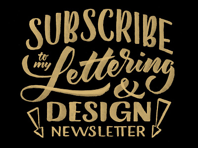 My Lettering Newsletter drawing handlettering lettering ligature ligatures sketch type typography