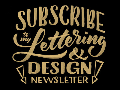 My Lettering Newsletter