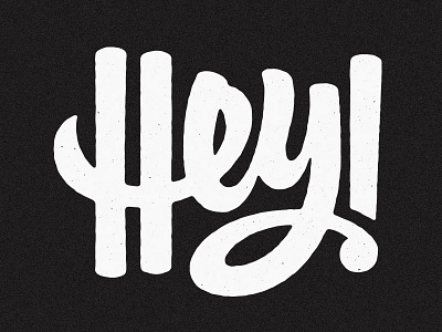 Hey Dribbble! drawing handlettering lettering ligature ligatures sketch type typography