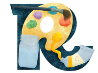  R  is for aRt by Ray Mawst on Dribbble