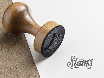 Stam's - Rubber Stamp Mockup