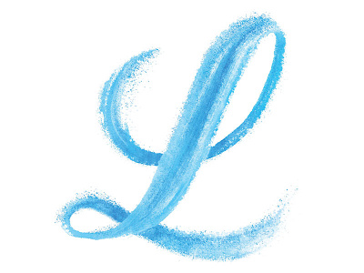 L is for Liquid - Lettering Style Practice digital handlettering lettering liquid splash water