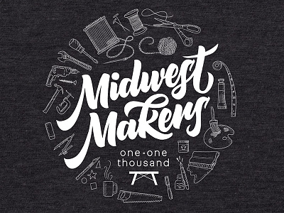 Midwest Makers - T-Shirt Design Sketch