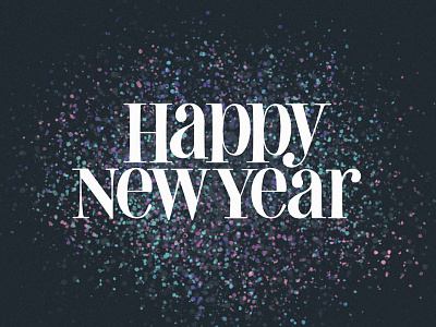 Happy New Year! handlettering happy lettering modern type typography