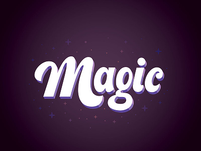 Magic - Wish I had this super power custom hand lettering lettering magic type typography