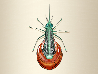 Inktober - Nasty Swollen mosquito