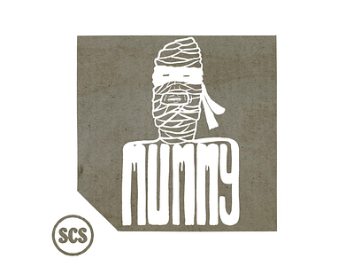 Mummy design design757 digital illustration frightfall2021 graphic design hand lettering illustration mummy retro supply co. retrosupply tp