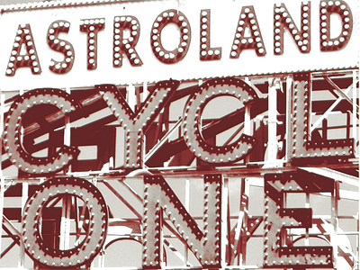 Cyclone Roller Coaster astroland coney island cyclone grunge luna park roller coaster texture