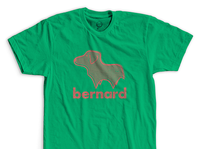 “bernard” - Shirt bernard brand branding dog futura graphicdesign logo screenprint shirt shirtdesign thicklines
