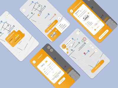 Trucking app design app app design branding design e commerce landing page ui uiux uiux design vector