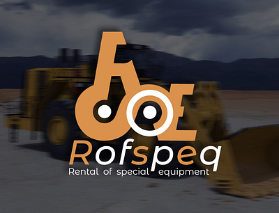 Logo for a company selling construction equipment branding design graphic design logo vector