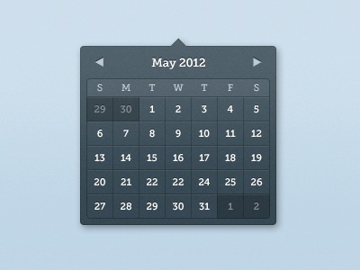 There are many like it, but this one is mine. blue calendar date picker full metal jacket museo slab noise