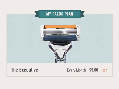 My Razor Plan account dollar shave club dsc edit razor ui