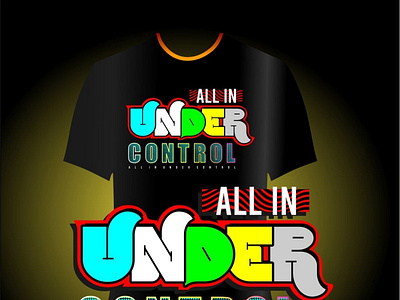 all in under vector design