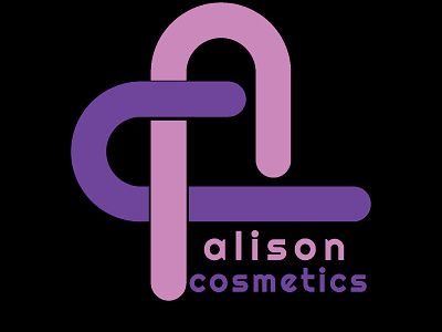 Alison Cosmetics Logo for Challenge design graphic design illustration logo typography vector