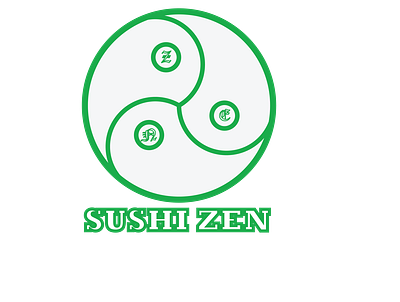 sushizen design graphic design logo vector