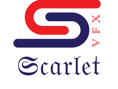 Scarlet VFX design graphic design logo vector