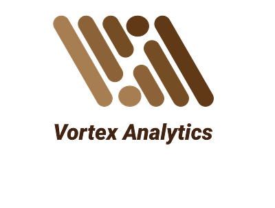 Vortex Analytics design graphic design logo vector