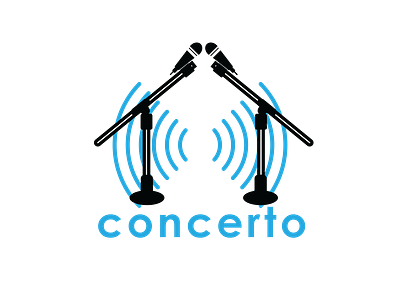 Concerto design graphic design logo vector
