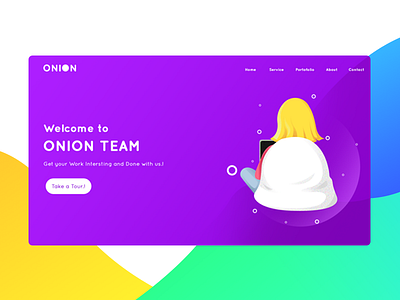 Onion Team Header Pages