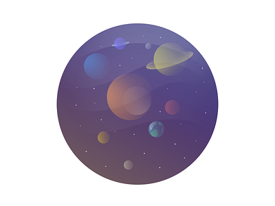Planet & Space 2018 cmf illustration milky way space uixid vnx agatha id