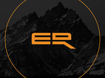 Earth Roamer adventure er global logo mark mountain offroad